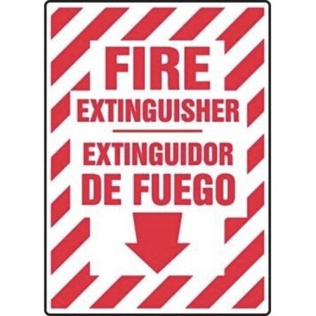 Accuform BILINGUAL FIRE Safety Sign FIRE SBMFXG932XL SBMFXG932XL